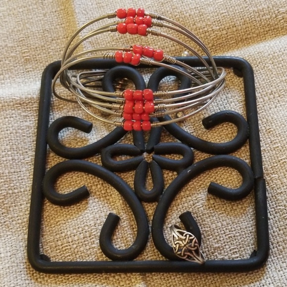 Vintage 90's Ring and Bracelet Bundle - Picture 2 of 5